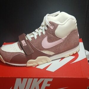 Nike Brown and Pink Athletic Shoes